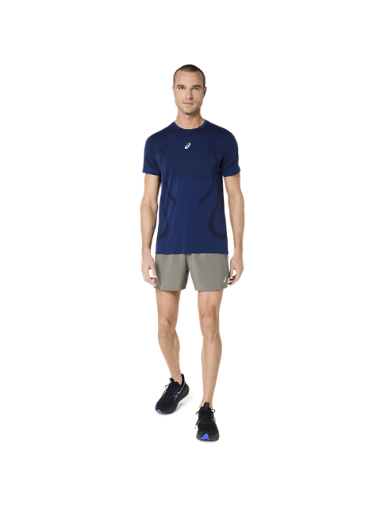 Short de Running ASICS Road 5IN Homme Truffle Grey