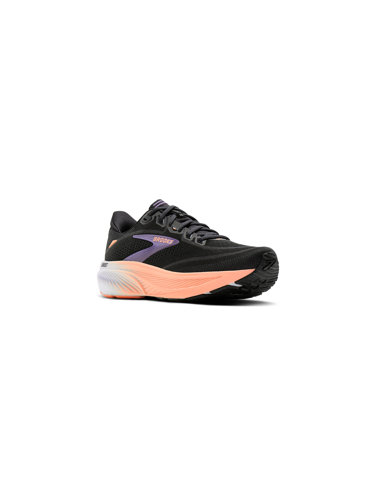 Chaussures Brooks Ghost 18 Femme Black/Mulled Grape/Peach