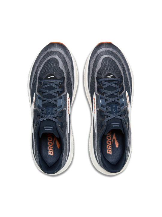 Chaussures Brooks Ghost 18 Homme Navy Blazer/Red Earth/Blue