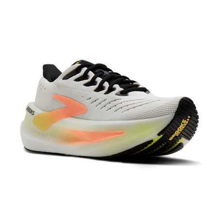 Chaussures Brooks Glycerin Max Femme White/Cyber Yellow/Nightlife