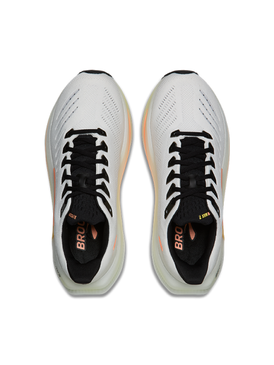 Chaussures Brooks Glycerin Max Femme White/Cyber Yellow/Nightlife