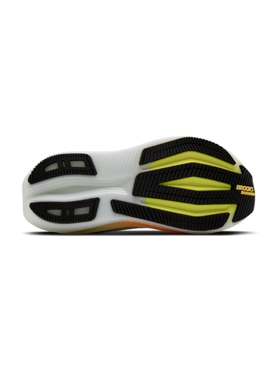 Chaussures Brooks Glycerin Max Femme White/Cyber Yellow/Nightlife