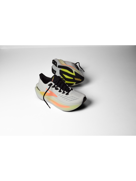 Chaussures Brooks Glycerin Max Femme White/Cyber Yellow/Nightlife