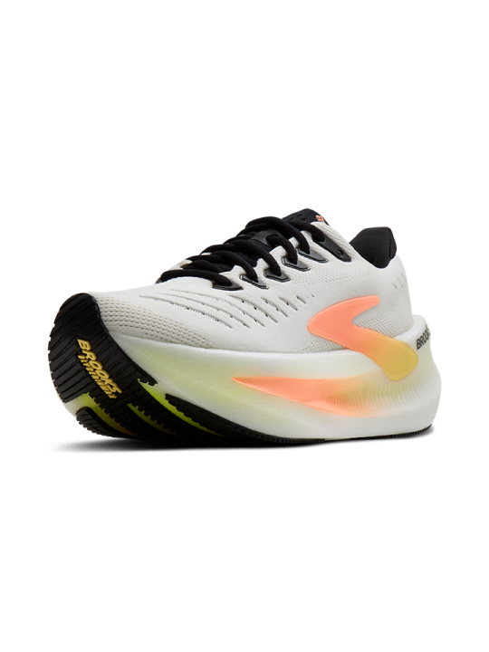 Chaussures Brooks Glycerin Max Femme White/Cyber Yellow/Nightlife