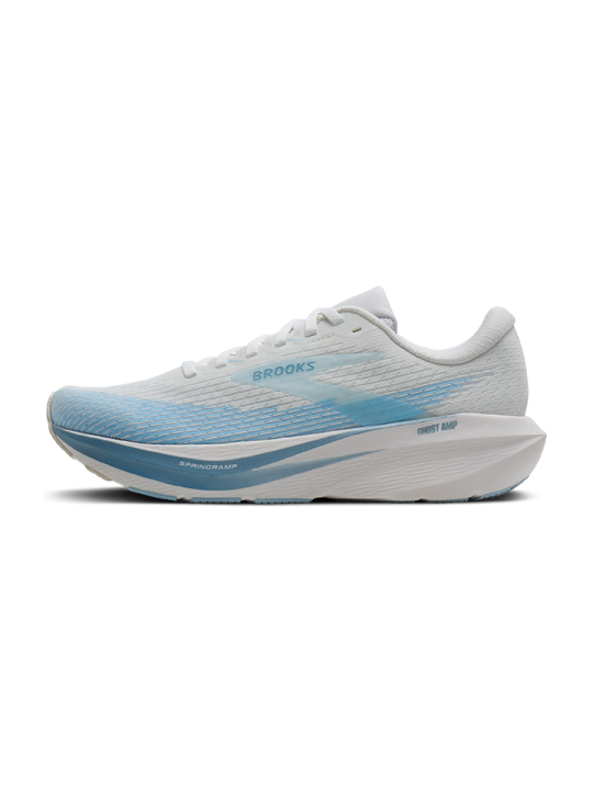 Brooks Ghost Amp Femme White Blue Metallic 1204861B113