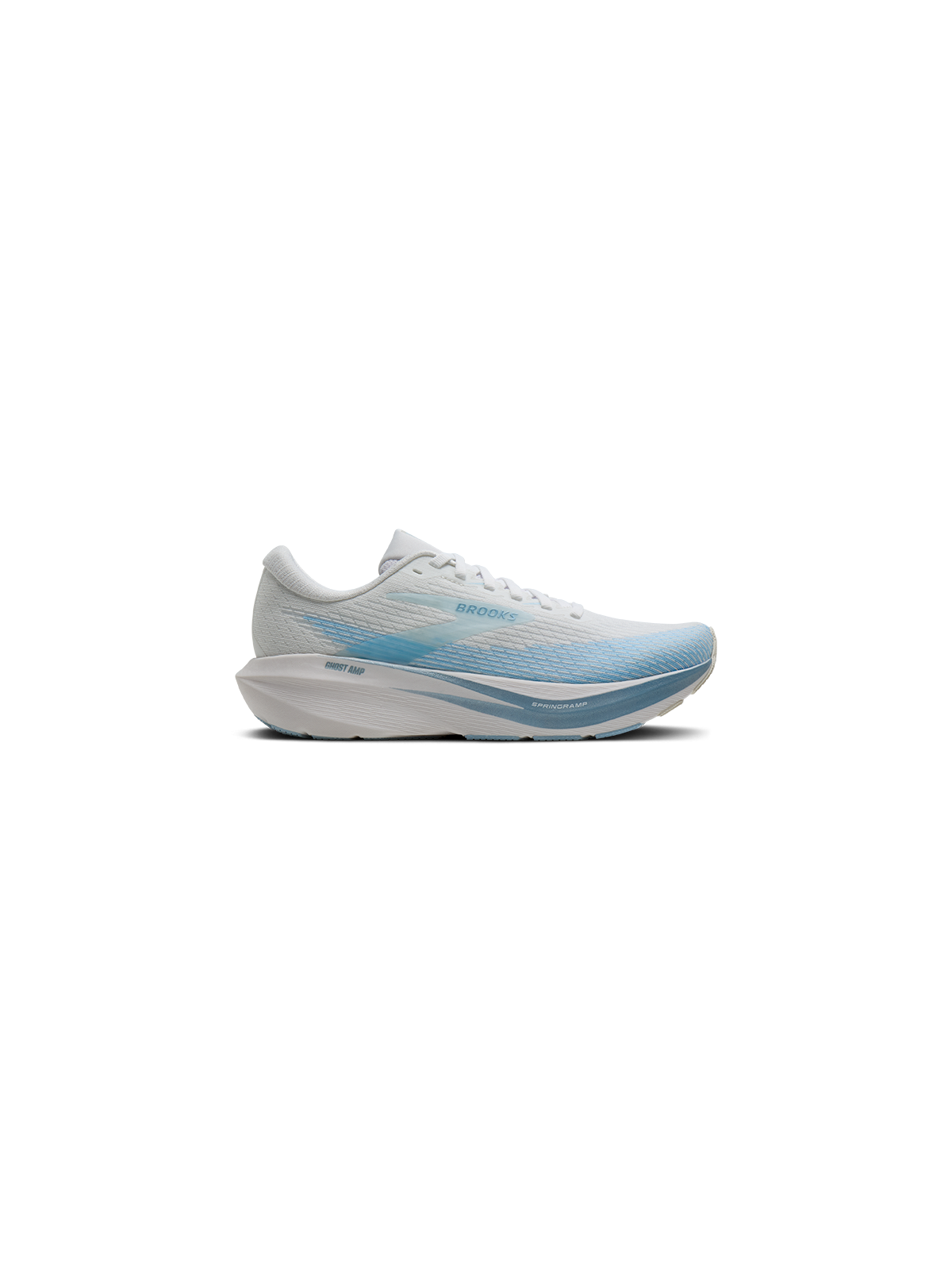 Brooks Ghost Amp Femme White Blue Metallic 1204861B113