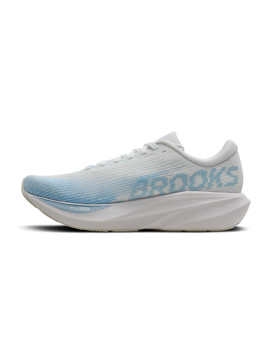 Brooks Ghost Amp Femme White Blue Metallic 1204861B113