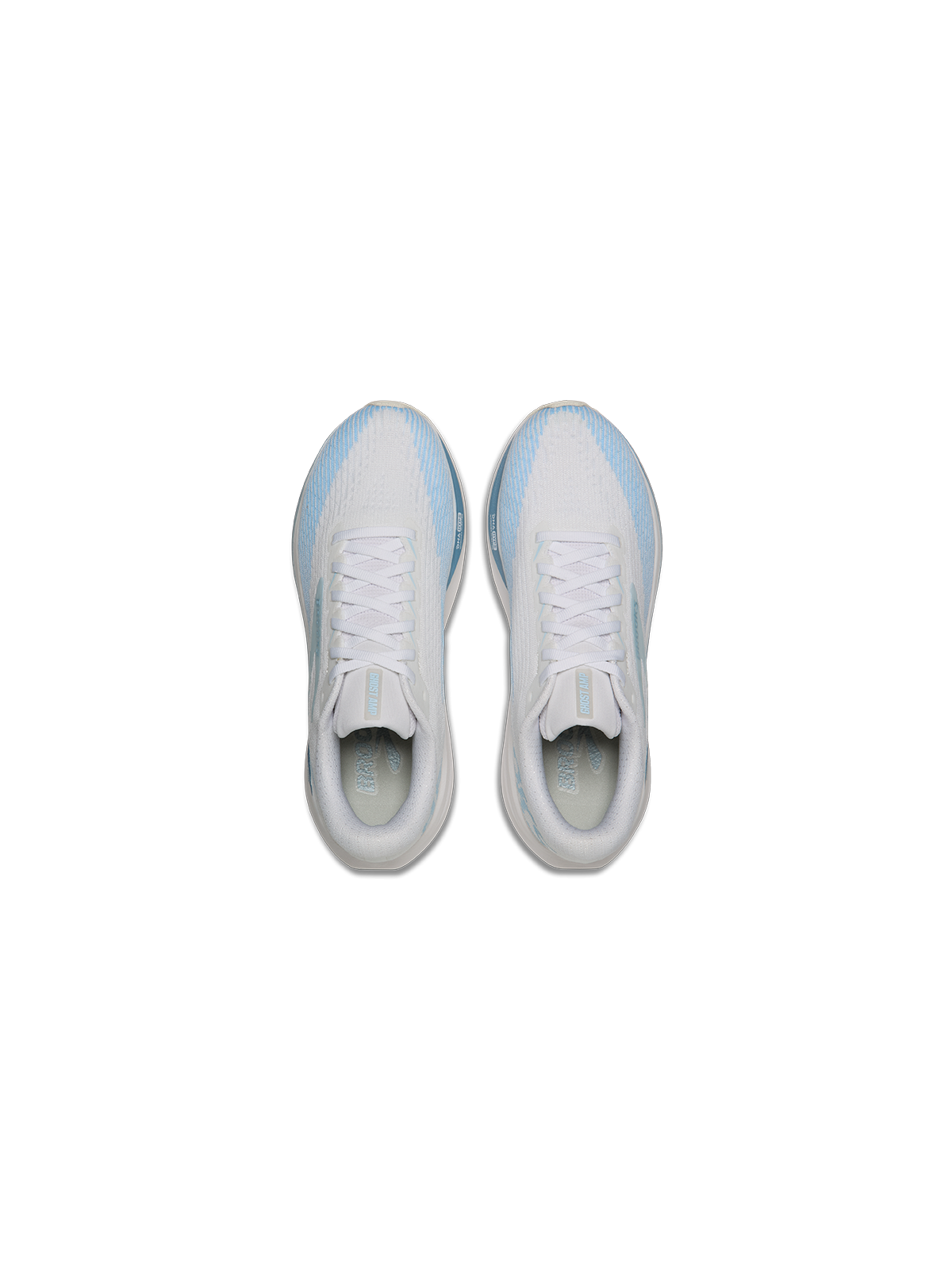 Brooks Ghost Amp Femme White Blue Metallic 1204861B113