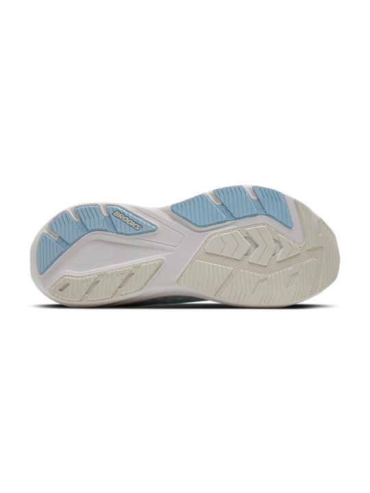 Brooks Ghost Amp Femme White Blue Metallic 1204861B113