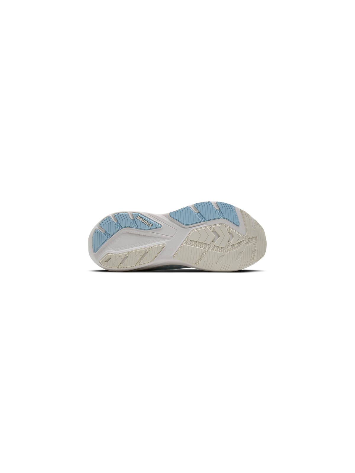 Brooks Ghost Amp Femme White Blue Metallic 1204861B113