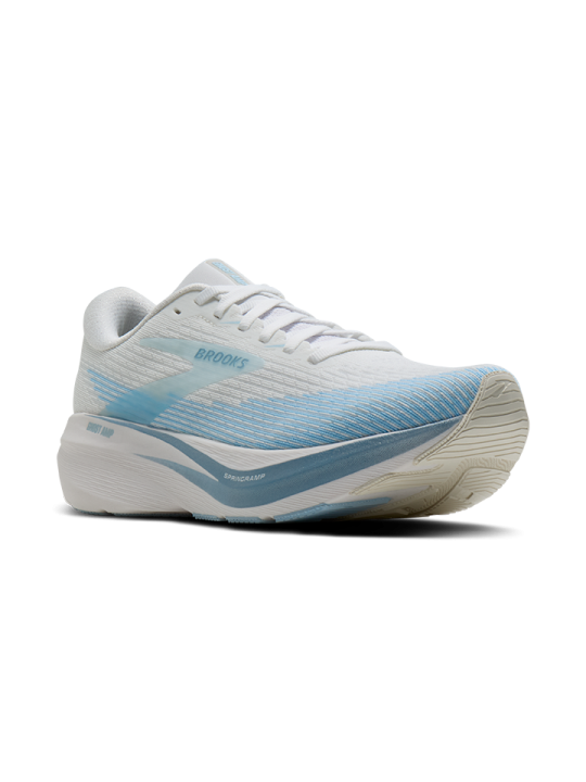 Brooks Ghost Amp Femme White Blue Metallic 1204861B113