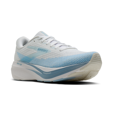 Brooks Ghost Amp Femme White Blue Metallic 1204861B113