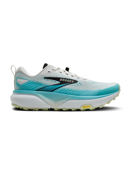 Chaussures Trail Brooks Cascadia 20 Femme Blanc Bleu Noir
