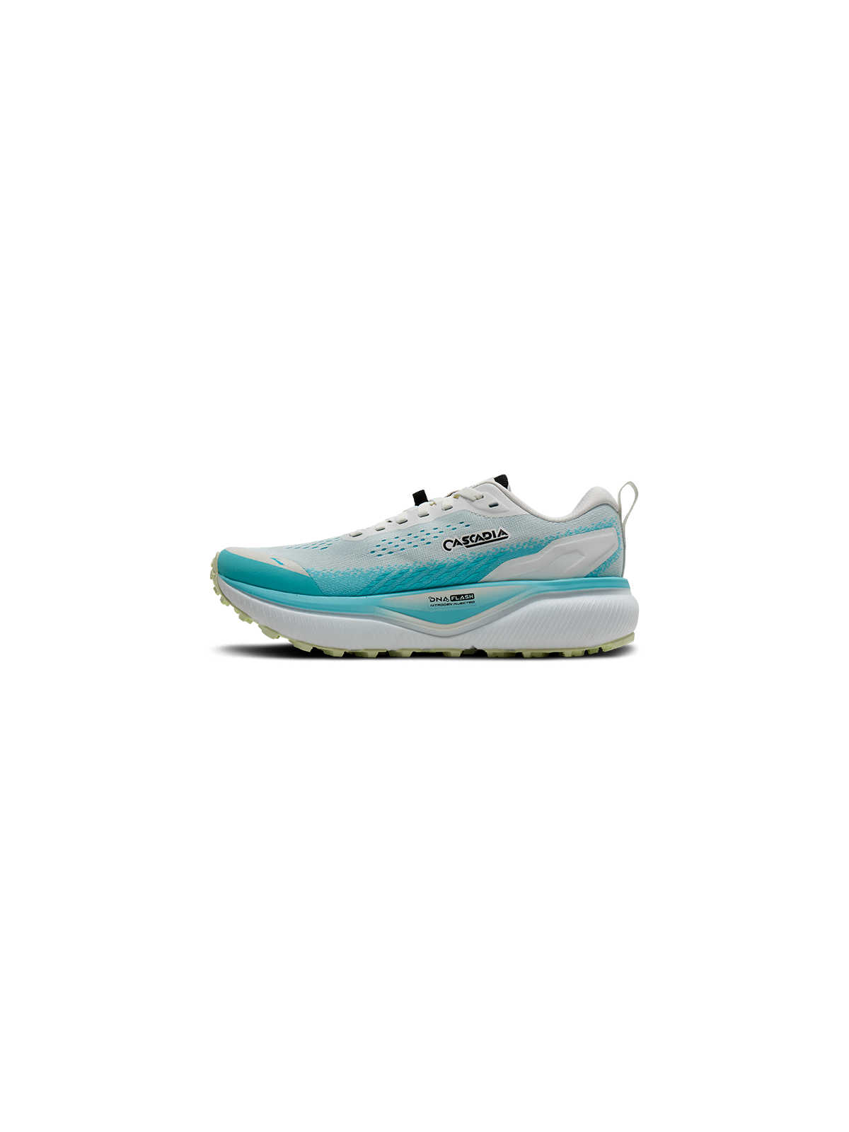 Chaussures Trail Brooks Cascadia 20 Femme Blanc Bleu Noir