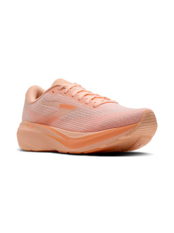 Chaussures Running Brooks Ghost Amp Femme Peach White
