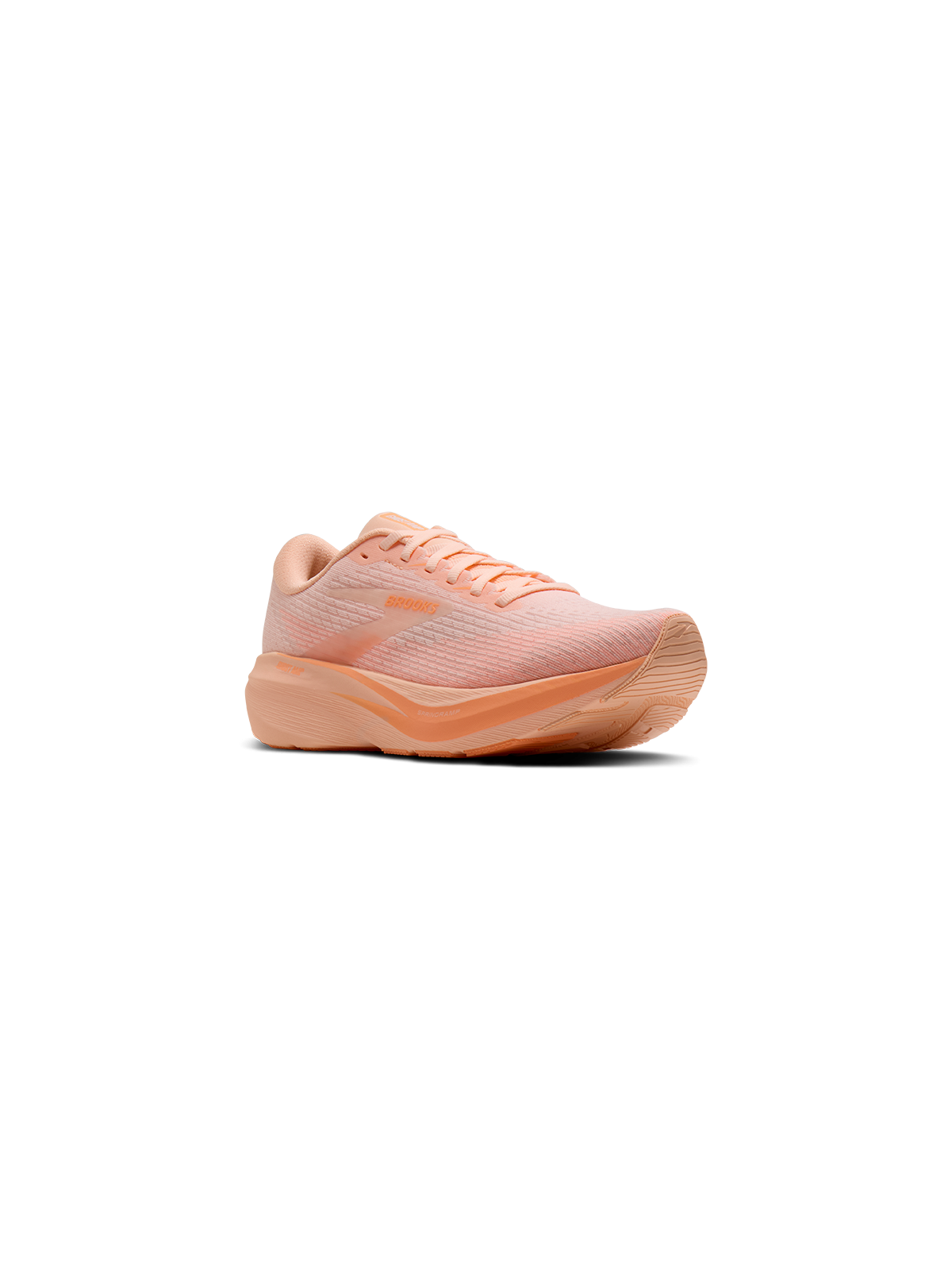 Chaussures Running Brooks Ghost Amp Femme Peach White