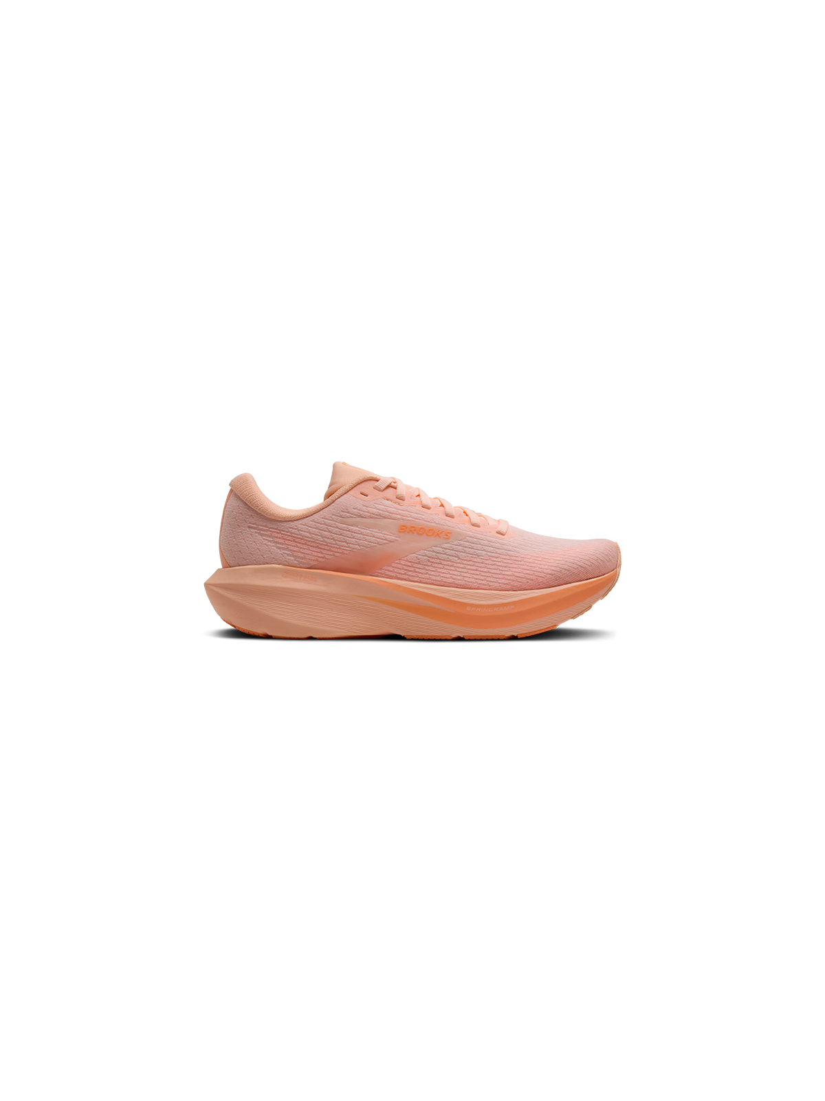 Chaussures Running Brooks Ghost Amp Femme Peach White