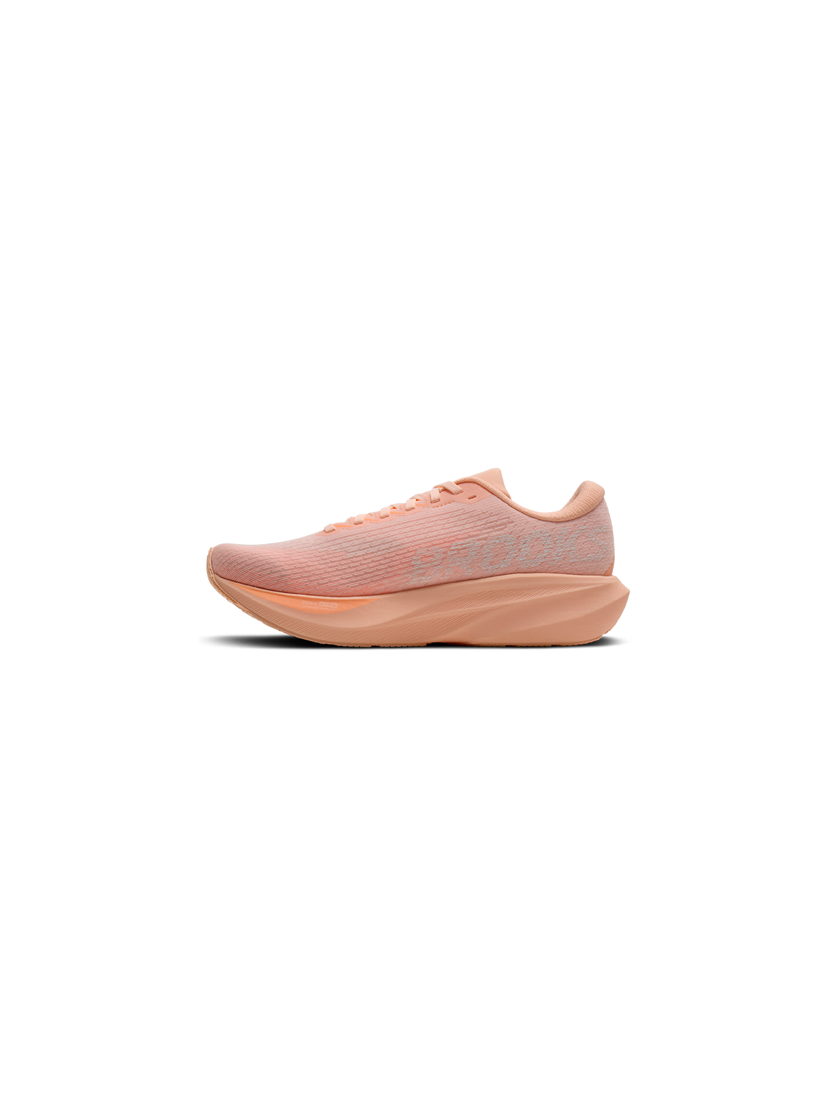 Chaussures Running Brooks Ghost Amp Femme Peach White