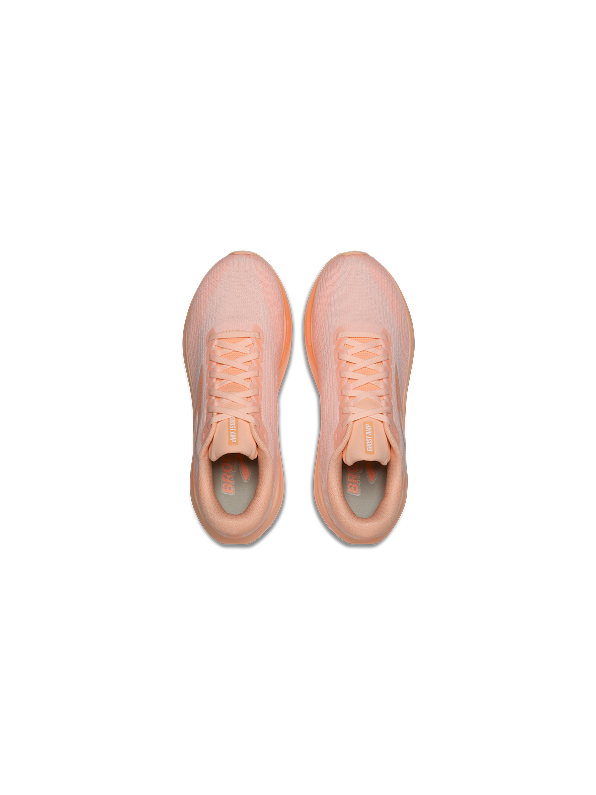 Chaussures Running Brooks Ghost Amp Femme Peach White