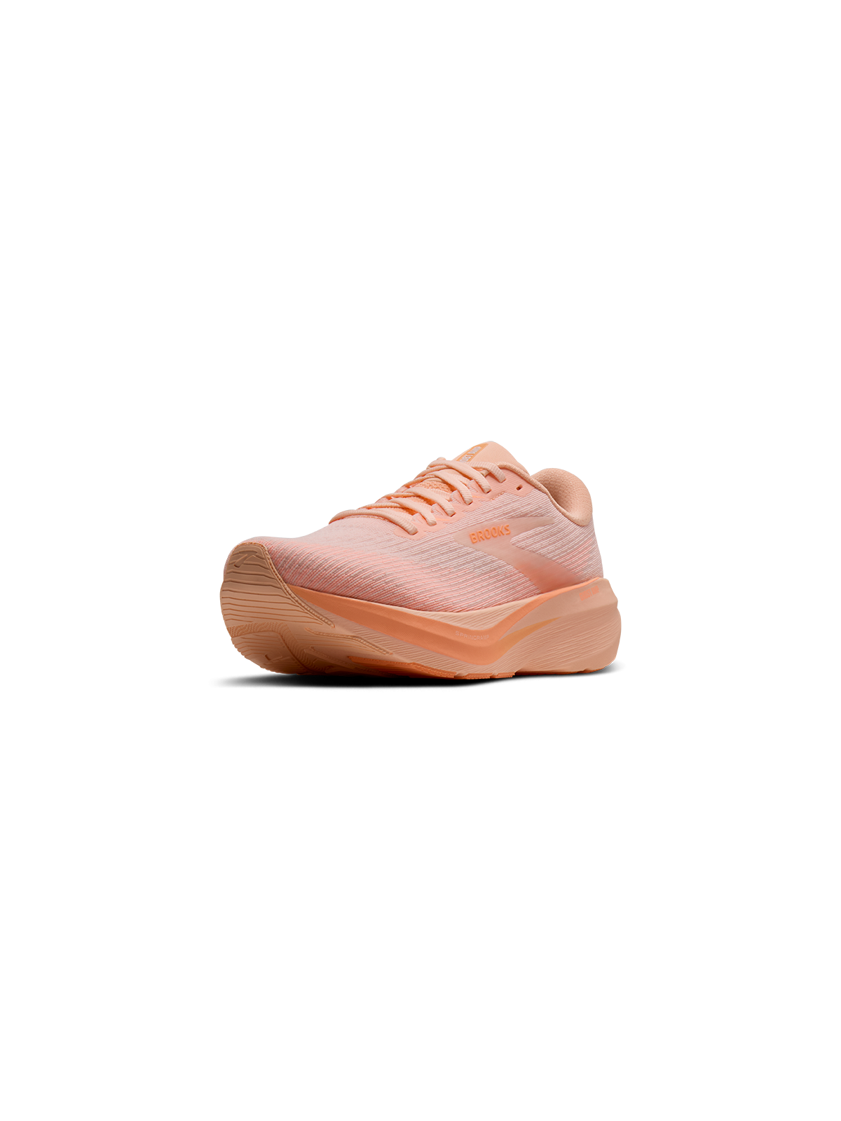 Chaussures Running Brooks Ghost Amp Femme Peach White