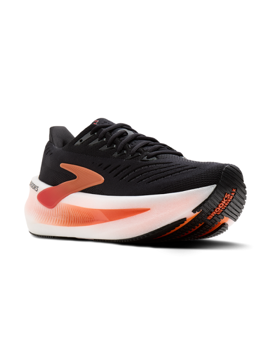 Chaussures Brooks Glycerin Max Homme Black/Tigerlilly/Orange
