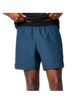 Short 2-en-1 Brooks Dash Homme Indigo Black - Running & Gym