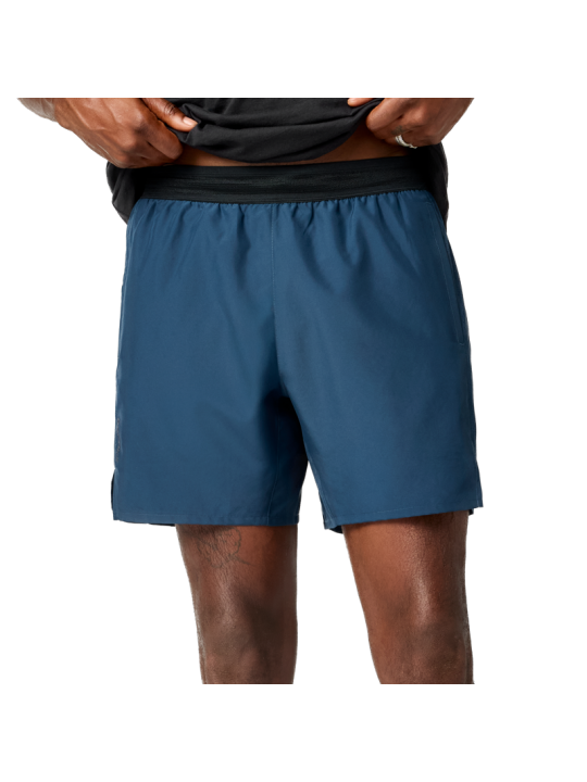 Short 2-en-1 Brooks Dash Homme Indigo Black - Running & Gym