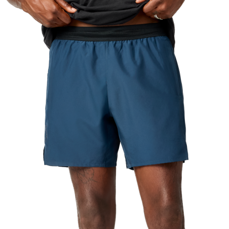 Short 2-en-1 Brooks Dash Homme Indigo Black - Running & Gym