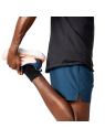 Short 2-en-1 Brooks Dash Homme Indigo Black - Running & Gym