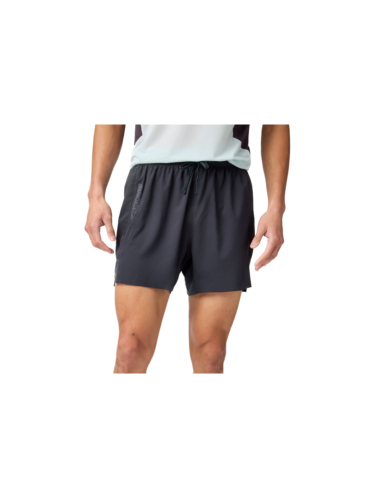 Short de Trail Brooks Cascadia Homme Noir - 5 Pouces