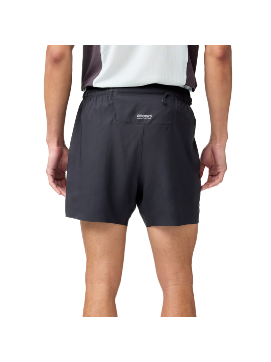 Short de Trail Brooks Cascadia Homme Noir - 5 Pouces