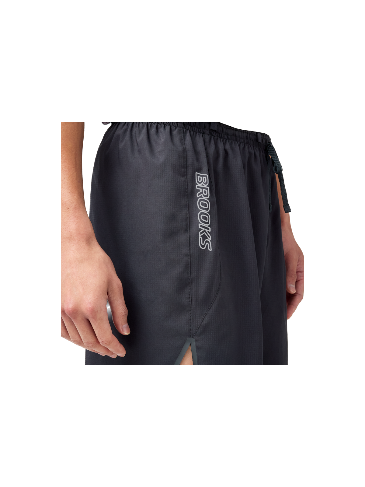 Short de Trail Brooks Cascadia Homme Noir - 5 Pouces