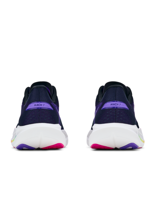 Chaussures Hoka MACH 7 Femme CARBON BLACK / COSMIC PURPLE