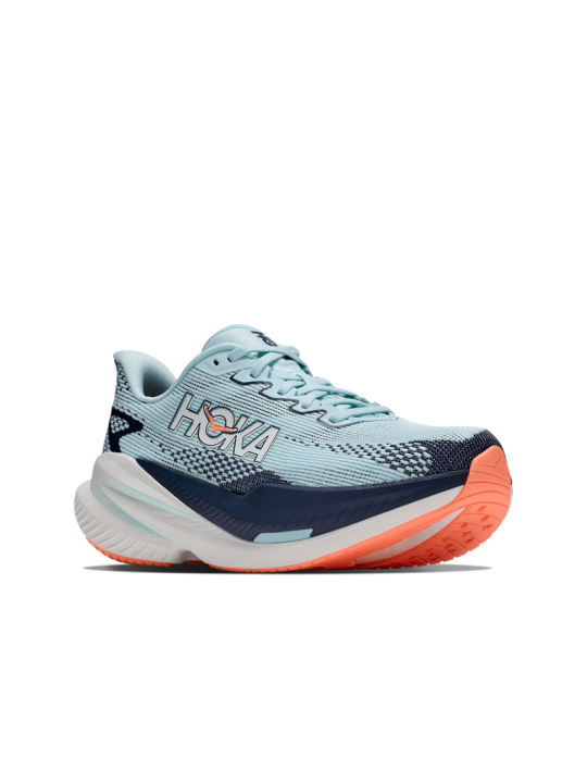 Chaussures Hoka MACH X 3 Femme GLIMMERING BLUE / VARSITY NAVY