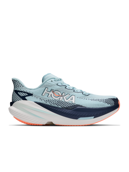 Chaussures Hoka MACH X 3 Femme GLIMMERING BLUE / VARSITY NAVY