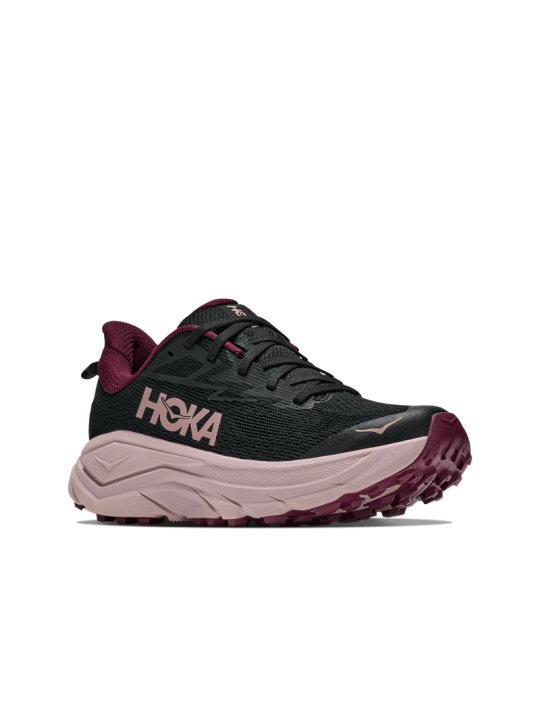 Chaussures Hoka CHALLENGER 8 Femme BLACK / PINK OPAL