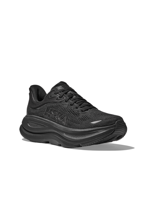 Chaussures Hoka BONDI 9 WIDE Femme BLACK / BLACK