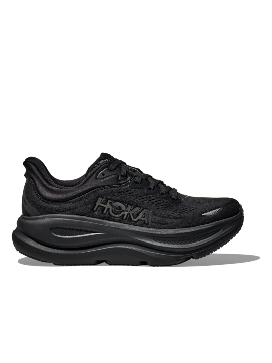 Chaussures Hoka BONDI 9 WIDE Femme BLACK / BLACK