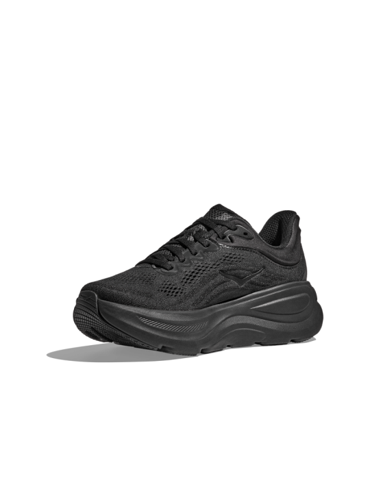 Chaussures Hoka BONDI 9 WIDE Femme BLACK / BLACK