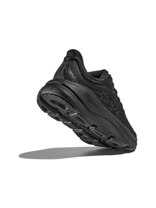 Chaussures Hoka BONDI 9 WIDE Femme BLACK / BLACK