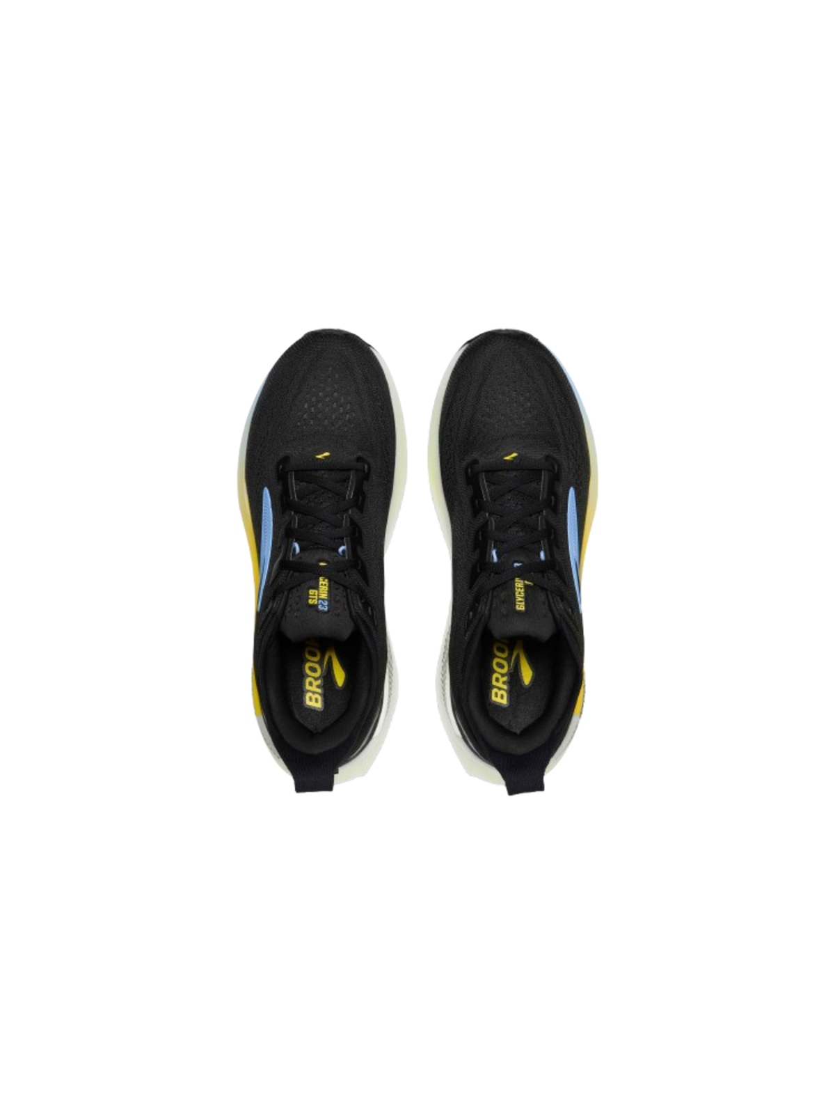 Chaussures Brooks Glycerin GTS 23 Homme Black Cyber Yellow