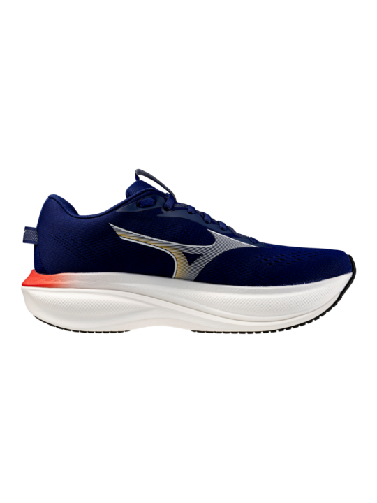 Chaussures de Running Mizuno Wave Rider 30 Homme Bleu Or