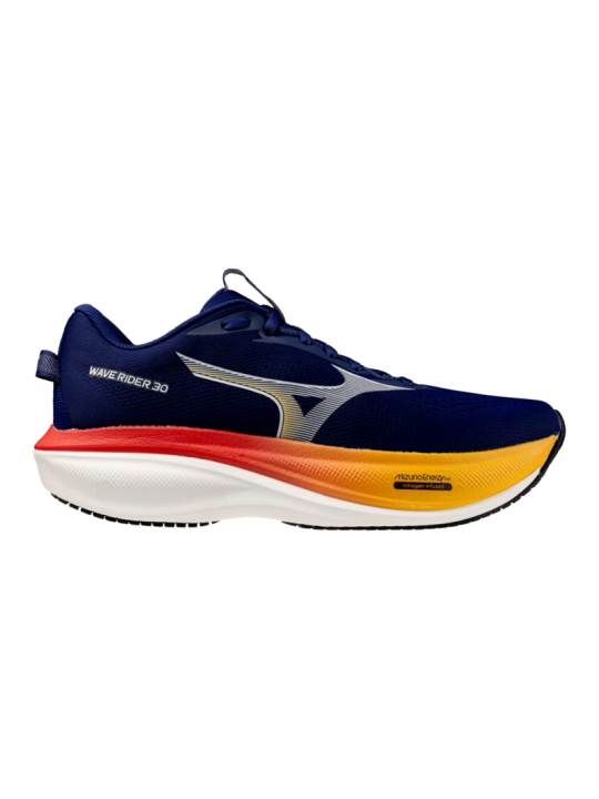 Chaussures de Running Mizuno Wave Rider 30 Homme Bleu Or