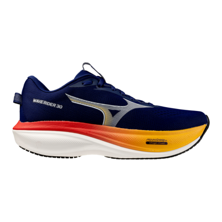 Chaussures de Running Mizuno Wave Rider 30 Homme Bleu Or