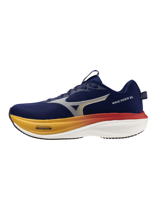 Chaussures de Running Mizuno Wave Rider 30 Homme Bleu Or