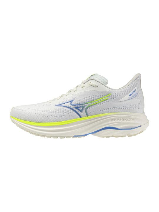 MIZUNO  WAVE ULTIMA 17 WOMEN — Snow White/Ultramarine/Fortune Yellow — Réf J1GD261822 | Amorti & confort longue distance