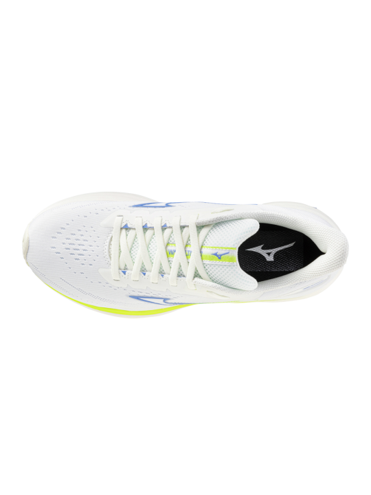 MIZUNO  WAVE ULTIMA 17 WOMEN — Snow White/Ultramarine/Fortune Yellow — Réf J1GD261822 | Amorti & confort longue distance