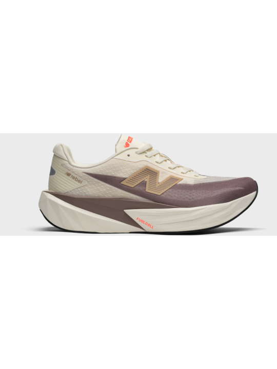 Chaussures Running New Balance FuelCell Rebel v5 Femme Beige