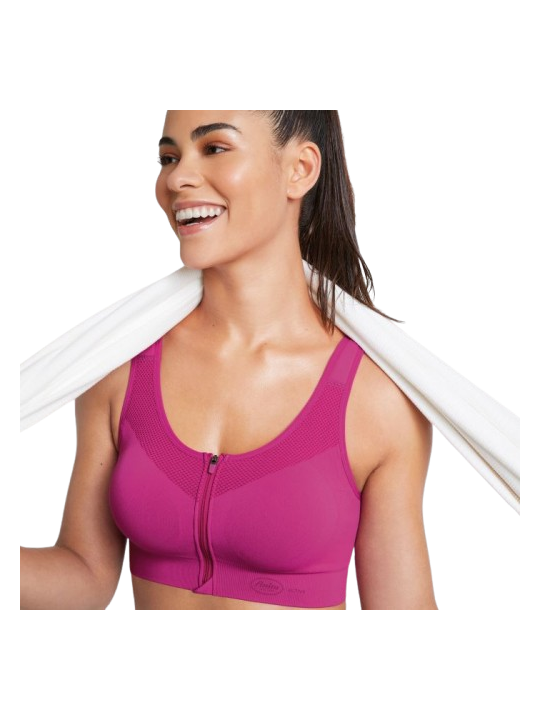 Brassière Sport Anita Active EasyMove Zip Candy Pink 5511-192