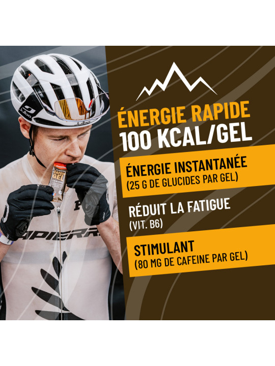 Gel Énergétique CAFEIN GEL OVERSTIM'S Café 80mg | Référence 3076S